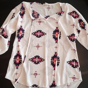 Daytrip quarter sleeve blouce